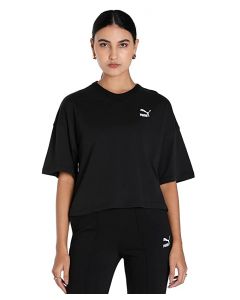 Puma Women's Solid Oversized Fit T-Shirt