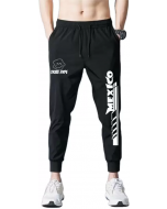 Solid Men Black Track Pants